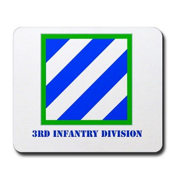 03ID - M01 - 03 - SSI - 3rd Infantry Division with Text Mousepad
