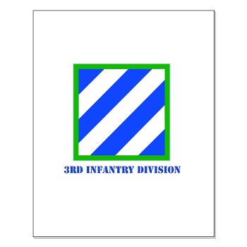 03ID - M01 - 01 - SSI - 3rd Infantry Division with Text Small Poster