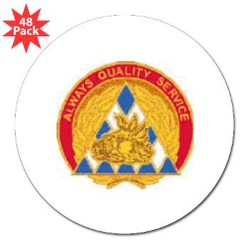 100ASG - M01 - 01 - 100th Area Support Group - 3" Lapel Sticker (48 pk)