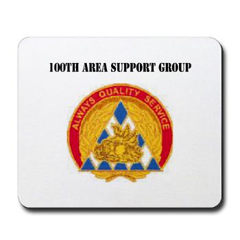 100ASG - M01 - 03 - 100th Area Support Group with Text - Mousepad - Click Image to Close