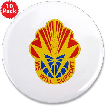 100BSB - M01 - 01 - DUI - 100th Brigade - Support Battalion - 3.5" Button (10 pack)