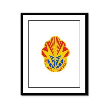 100BSB - M01 - 02 - DUI - 100th Brigade - Support Battalion - Framed Panel Print - Click Image to Close