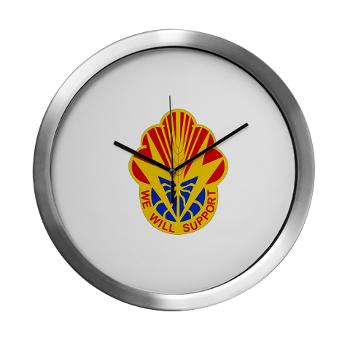 100BSB - M01 - 03 - DUI - 100th Brigade - Support Battalion - Modern Wall Clock