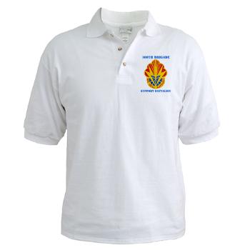 100BSB - A01 - 04 - DUI - 100th Brigade - Support Battalion with Text - Golf Shirt