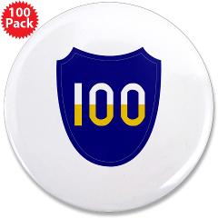 100DIT - M01 - 01 - SSI - 100th Division (Institutional Training) - 3.5" Button (100 pack)