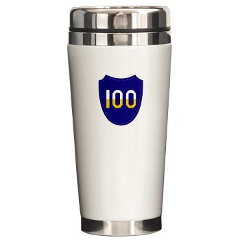 100DIT - M01 - 03 - SSI - 100th Division (Institutional Training) - Ceramic Travel Mug