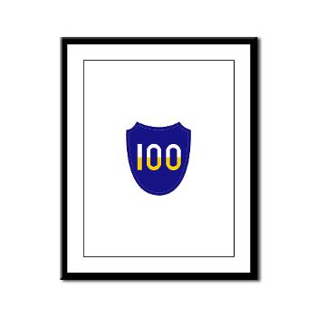 100DIT - M01 - 02 - SSI - 100th Division (Institutional Training) - Framed Panel Print