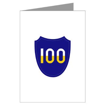 100DIT - M01 - 02 - SSI - 100th Division (Institutional Training) - Greeting Cards (Pk of 20)