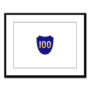100DIT - M01 - 02 - SSI - 100th Division (Institutional Training) - Large Framed Print - Click Image to Close