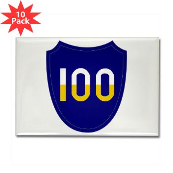 100DIT - M01 - 01 - SSI - 100th Division (Institutional Training) - Rectangle Magnet (10 pack)