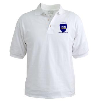 100DIT - A01 - 04 - SSI - 100th Division (Institutional Training) with Text - Golf Shirt - Click Image to Close