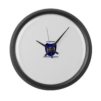 100DIT - M01 - 03 - SSI - 100th Division (Institutional Training) with Text - Large Wall Clock