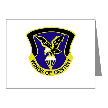 101AB - M01 - 02 - DUI - 101st Aviation Brigade - Note Cards (Pk of 20)