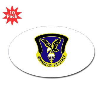 101AB - M01 - 01 - DUI - 101st Aviation Brigade - Sticker (Oval 10 pk)