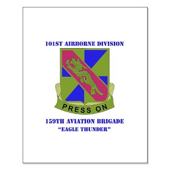 101ABN159CAB - M01 - 02 - DUI - 159th Aviation Bde - Eagle Thunder with Text - Small Poster