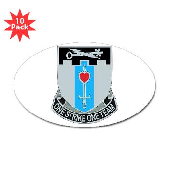 101ABN2BSTB - M01 - 01 - DUI - 2nd Brigade - Special Troops Battalion Sticker (Oval 10 pk)