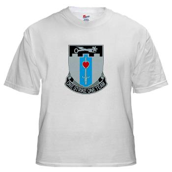 101ABN2BSTB - A01 - 04 - DUI - 2nd Brigade - Special Troops Battalion White T-Shirt