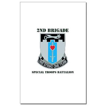 101ABN2BSTB - M01 - 02 - DUI - 2nd Brigade - Special Troops Battalion with Text Mini Poster Print