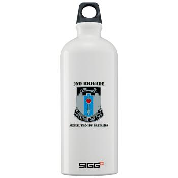 101ABN2BSTB - M01 - 03 - DUI - 2nd Brigade - Special Troops Battalion with Text Sigg Water Bottle 1.0L