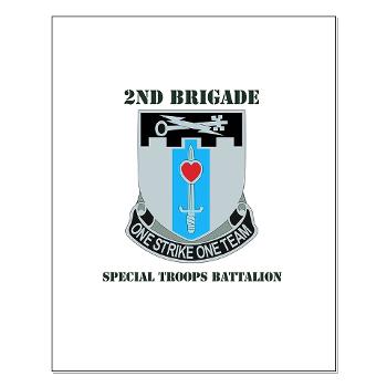 101ABN2BSTB - M01 - 02 - DUI - 2nd Brigade - Special Troops Battalion with Text Small Poster