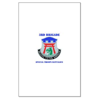 101ABN3BSTB - M01 - 02 - DUI - 3rd Brigade - Special Troops Battalion with Text - Large Poster