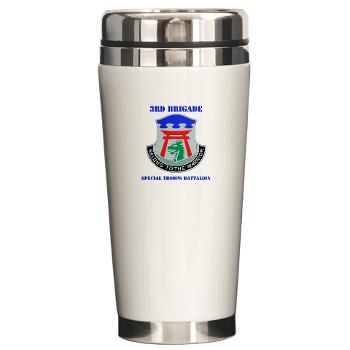 101ABN3BSTB - M01 - 03 - DUI - 3rd Brigade - Special Troops Battalion with Text - Ceramic Travel Mug