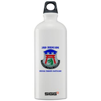 101ABN3BSTB - M01 - 03 - DUI - 3rd Brigade - Special Troops Battalion with Text - Sigg Water Bottle 1.0L - Click Image to Close