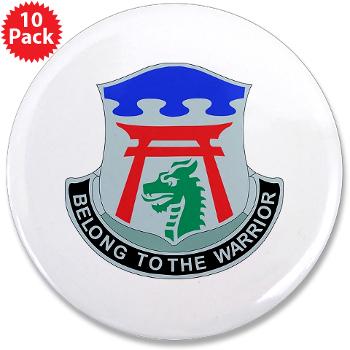 101ABN3BSTB - M01 - 01 - DUI - 3rd Brigade - Special Troops Battalion - 3.5" Button (10 pack)