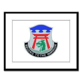 101ABN3BSTB - M01 - 02 - DUI - 3rd Brigade - Special Troops Battalion - Large Framed Print