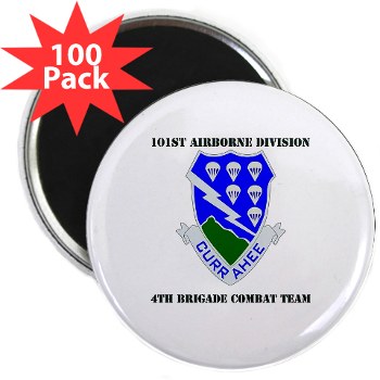 101ABN4BCT - M01 - 01 - DUI - 4th BCT with text - 2.25" Magnet (100 pack)