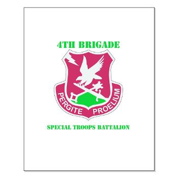 101ABN4BSTB - M01 - 02 - DUI - 4th Bde - Special Troops Bn with Text - Small Poster - Click Image to Close