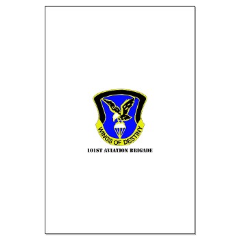 101ABNCAB - M01 - 02 - DUI - 101st Aviation Brigade - Wings of Destiny with Text - Large Poster
