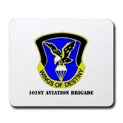 101ABNCAB - M01 - 03 - DUI - 101st Aviation Brigade - Wings of Destiny with Text - Mousepad - Click Image to Close