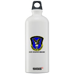 101ABNCAB - M01 - 03 - DUI - 101st Aviation Brigade - Wings of Destiny with Text - Sigg Water Bottle 1.0L - Click Image to Close