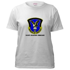 101ABNCAB - A01 - 04 - DUI - 101st Aviation Brigade - Wings of Destiny with Text - Women's T-Shirt