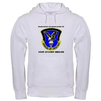 101ABNCABHHC - A01 - 03 - DUI - Headquarter and Headquarters Coy with Text - Hooded Sweatshirt - Click Image to Close