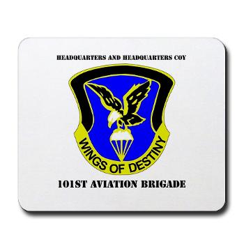 101ABNCABHHC - M01 - 03 - DUI - Headquarter and Headquarters Coy with Text - Mousepad