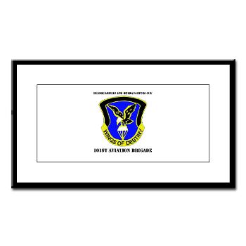 101ABNCABHHC - M01 - 02 - DUI - Headquarter and Headquarters Coy with Text - Small Framed Print