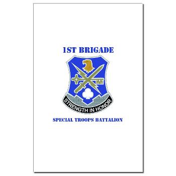 101ABN1BCT1BSTB - M01 - 02 - DUI - 1st Bde - Special Troops Bn with Text - Mini Poster Print