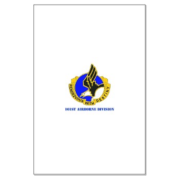 101ABN - M01 - 02 - DUI - 101st Airborne Division with Text Large Poster