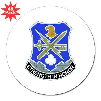 101ABN1BCT1BSTB - M01 - 01 - DUI - 1st Bde - Special Troops Bn - 3" Lapel Sticker (48 pk) - Click Image to Close