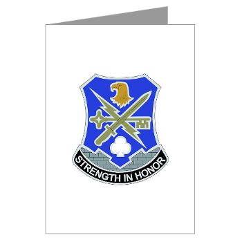 101ABN1BCT1BSTB - M01 - 02 - DUI - 1st Bde - Special Troops Bn - Greeting Cards (Pk of 10)