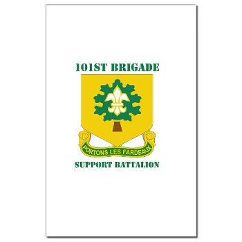 101BSB - M01 - 02 - DUI - 101st Bde - Support Bn with Text - Mini Poster Print