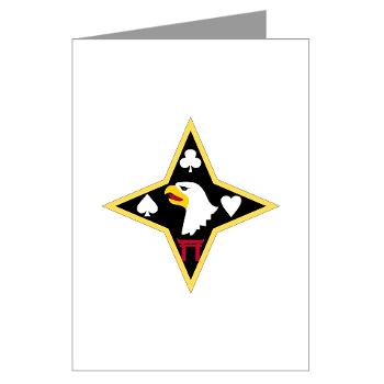 101SB - M01 - 02 - DUI - 101st Sustainment Brigade "Life Liners" - Greeting Cards (Pk of 10)