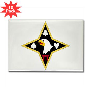 101SB - M01 - 01 - DUI - 101st Sustainment Brigade "Life Liners" - Rectangle Magnet (10 pack) - Click Image to Close