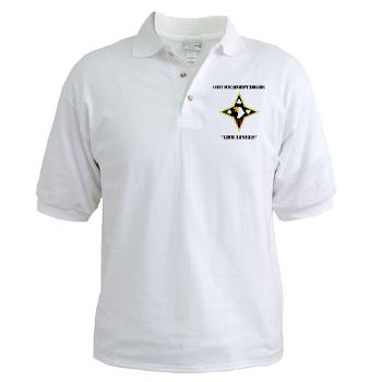 101SB - A01 - 04 - DUI - 101st Sustainment Brigade "Life Liners" with Text - Golf Shirt