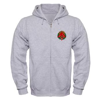 101SG - A01 - 03 - 101st Support Group - Zip Hoodie - Click Image to Close