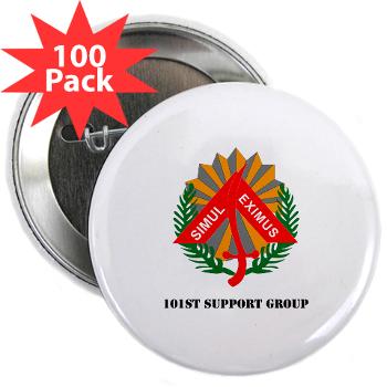 101SG - M01 - 01 - 101st Support Group with Text - 2.25" Button (100 pack)