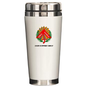 101SG - M01 - 03 - 101st Support Group with Text - Ceramic Travel Mug - Click Image to Close