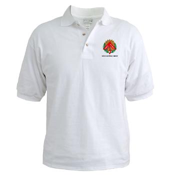 101SG - A01 - 04 - 101st Support Group with Text - Golf Shirt